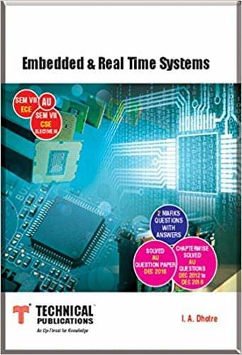 Embedded and Real Time Systems for AU (SEM-VII ECE SEM-VII CSE ELECTIVE-III Course-2013)