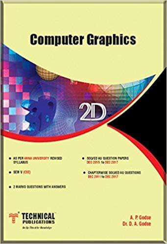Computer Graphics for ANNA University (V-CSE-2013 course)