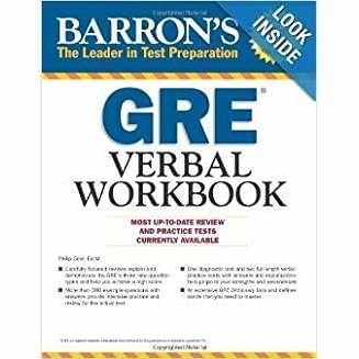 Barrons GRE Verbal Workbook?