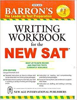Barron`s Writing Workbook for the New SAT