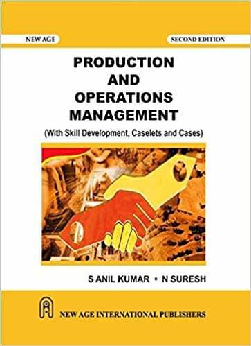Production and Operations Management (With Skill Development, Caselets and Cases)