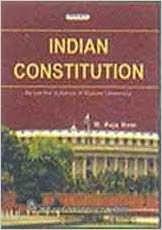 Indian Constitution (As Per the Syllabus of Mysore University)