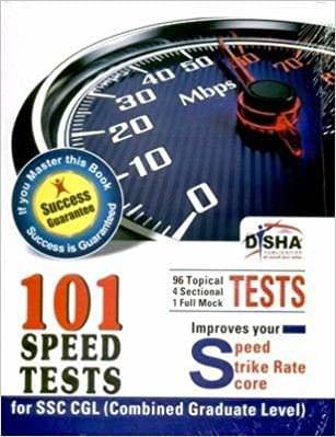 101 Speed Tests for SSC Combined Graduate Level 1st Edition