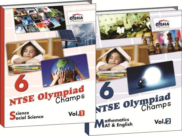 NTSE-NMMS/ OLYMPIADS Champs Class 6 Science/ Social Science/ Maths/ Mental Ability/ English Vol 1 & 2