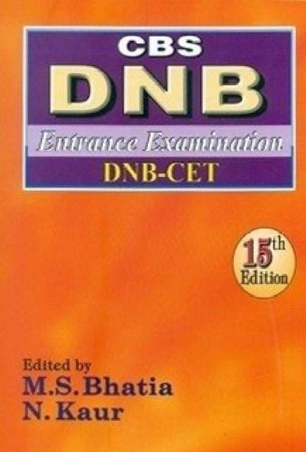 CBS DNB Entrance Examination CET 15th Edition