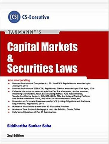 Capital Markets & Securities Laws (CS-Executive)