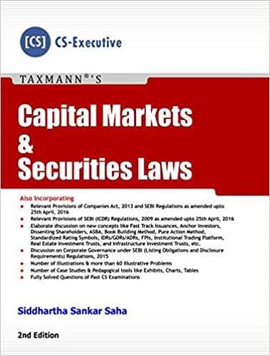 Capital Markets & Securities Laws (CS-Executive)