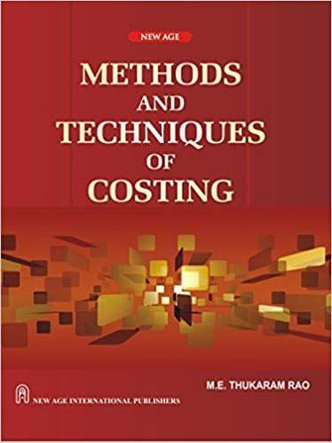 Methods and Techniques of Costing