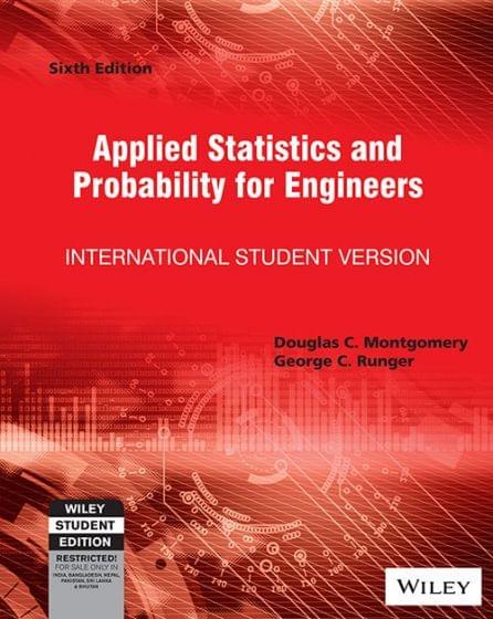 Applied Statistics & Probability For Engineers Ed.6