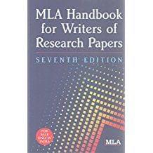 Mla Handbook Writers Of Research Papers Ed.7