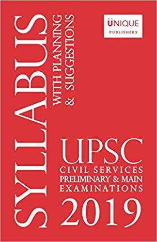 Upsc Civil Services Syllabus - 2019