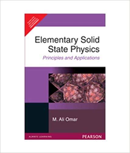 Elementary Solid State Physics