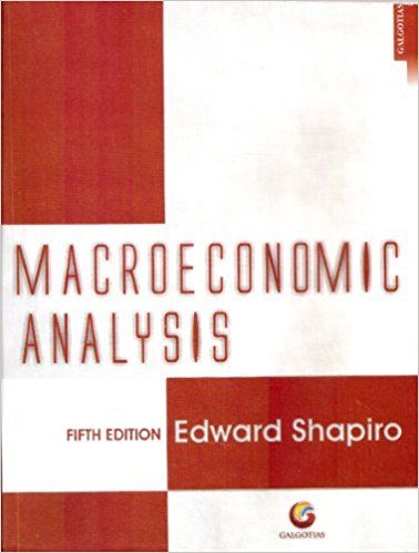 Macroeconomic Analysis Ed.5