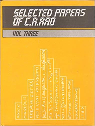 Selected Papers of C.R. Rao, Vol. III
