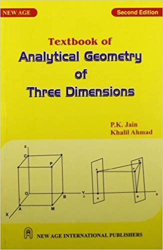 A Textbook of Analytical Geometry of Three Dimensions