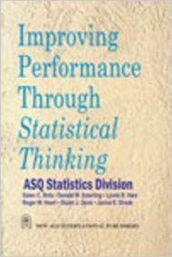 Improving Performance Through Statistical Thinking