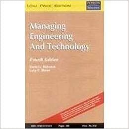 Managing Engineering And Technology